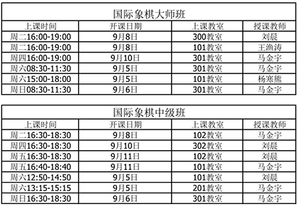 北京市东城区国际象棋培训