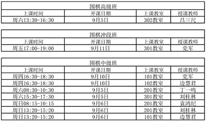 北京市东城区围棋培训班